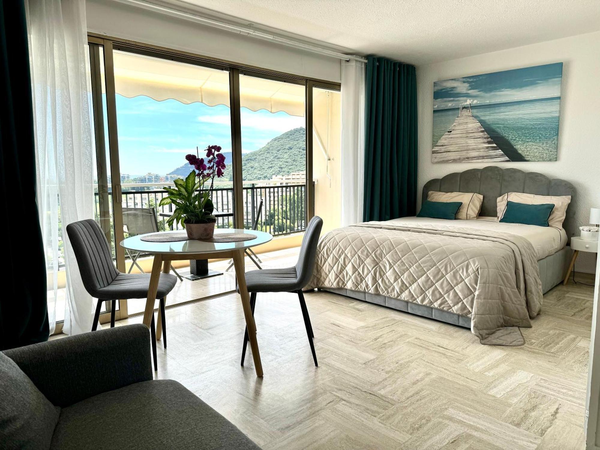 My Resid Appart Cannes Marina Vue Mer Mandelieu Zewnętrze zdjęcie